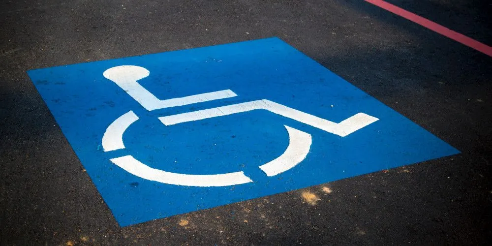 Verkehrszeichen: Behindertenparkplatz